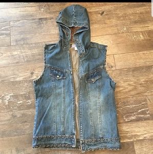 Blue jean vest
